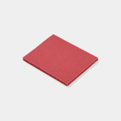 Post-it® Notes à collants rouges à deux finitions de tomate (Incliné)