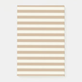Post-it® Notes à rayures beige  (Devant)