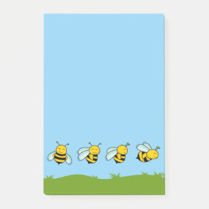 Post-It Notes Abeilles Heureuses