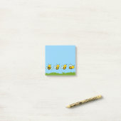 Post-It Notes Abeilles Heureuses (Sur un bureau)