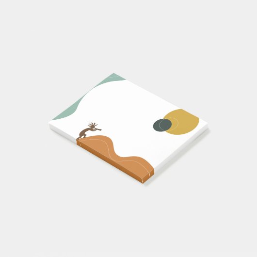 Post-it® Notes Abstraites de Kokopelli (Incliné)