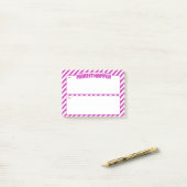 Post-it® Notes adhésives AM/PM « Make It Happen » – Rayures (Sur un bureau)