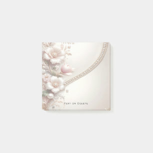Post-it® Notes adhésives avec embellissements floraux et pe