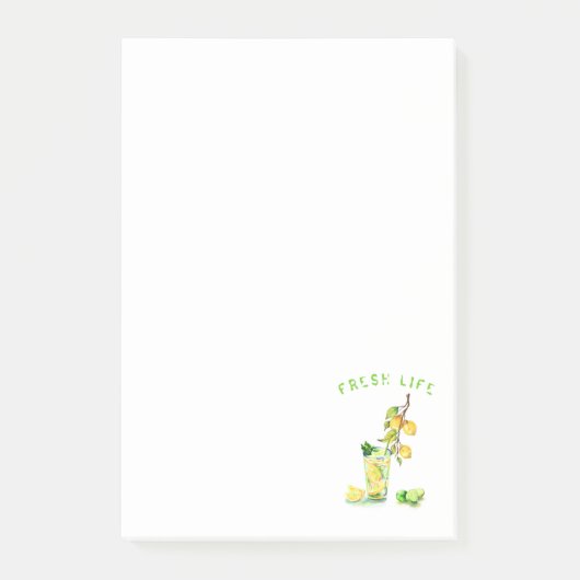 Post-it® Notes adhésives Boisson au citron frais (Devant)