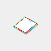 Post-it® Notes adhésives cadre abstrait coloré (Incliné)