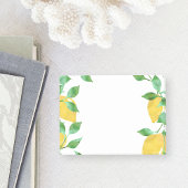 Post-it® Notes adhésives citrons aquarelle