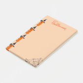 Post-it® Notes adhésives citrouille bon Halloween (Incliné)