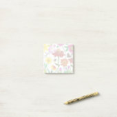Post-it® Notes adhésives d'art de fleurs sauvages de Prairi (Sur un bureau)