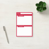 Post-it® Notes adhésives de recette Baie rouge de Pyracanth (Bureau)