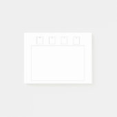 Post-it® Notes adhésives de storyboard (Devant)