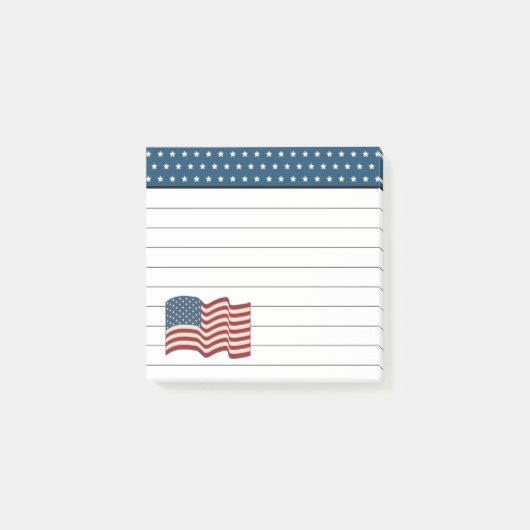 Post-it® Notes adhésives Drapeau des États-Unis (Devant)