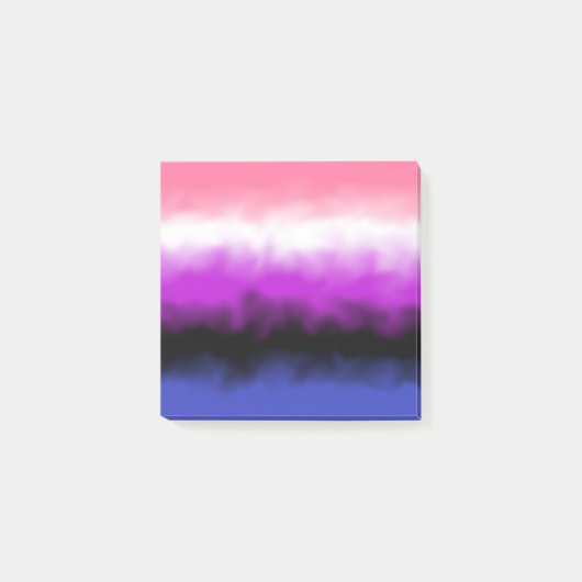 Post-it® Notes adhésives drapeau genderfluid (Devant)