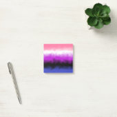 Post-it® Notes adhésives drapeau genderfluid (Bureau)