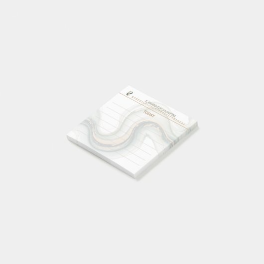Post-it® Notes adhésives Luxe Marbre Today Sagegild Moderne (Incliné)
