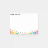Post-it® Notes adhésives personnalisées pour enseignant – C (Devant)