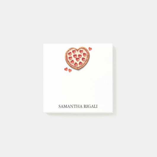 Post-it® Notes adhésives personnalisées pour pizza (Devant)