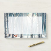 Post-it® Notes adhésives pour bureau Forêt de Bois - Post-I (Sur un bureau)