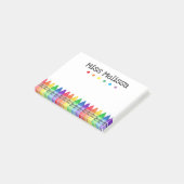 Post-it® Notes adhésives pour enseignante de maternelle Cra (Incliné)