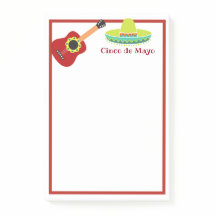 Notes adhésives pour la célébration de Cinco de Ma