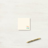 Post-it® Notes adhésives Profitez des petites choses (Sur un bureau)