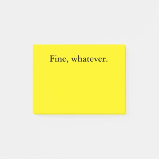 Post-it® Notes agressives passives (Devant)