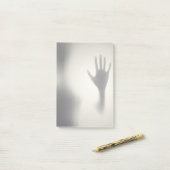 Post-it® Notes Aliens de silhouette (Sur un bureau)