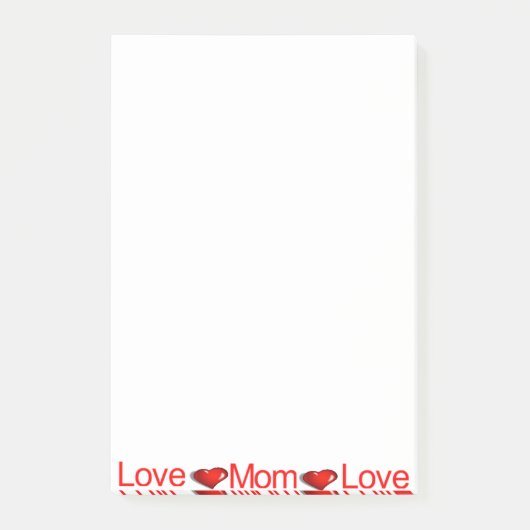 Post-it® Notes Amour Maman  (Devant)