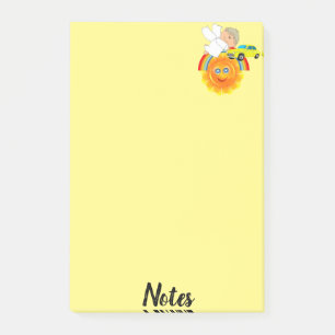 Post-it Notes Ange Soleil Voiture