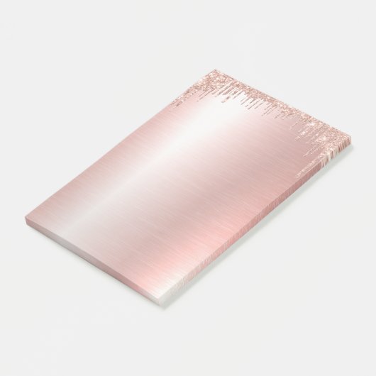 Post-it® Notes après-it® Gold de Rose Rose (Incliné)