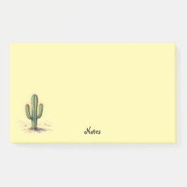 Post it notes aquarel cactus