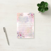 Post-it® Notes aquarelle avec trait post-it (Bureau)