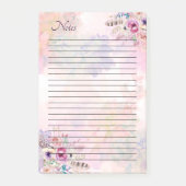 Post-it® Notes aquarelle avec trait post-it (Devant)