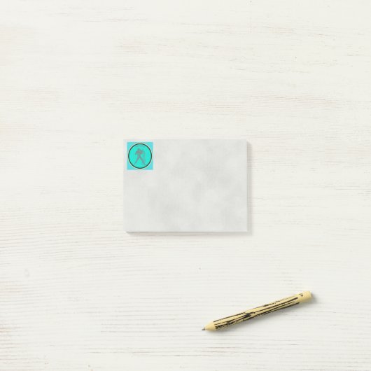 Post-it® Notes Aquarius (Sur un bureau)