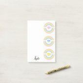 Post-it Notes Arc-en-ciel (Sur un bureau)