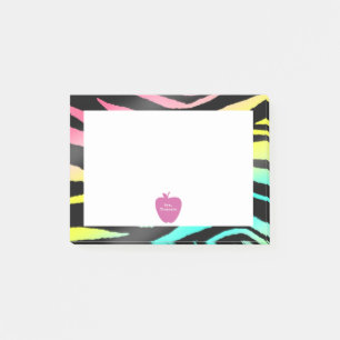 Post-it® Notes au néon roses de Courrier-it® de professeu