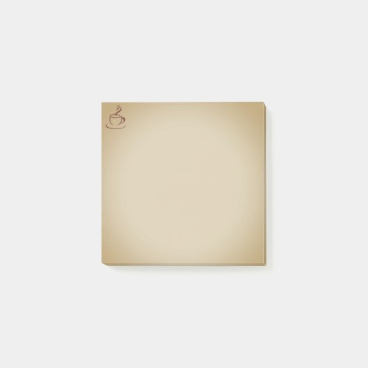 Post-it® Notes Autocollantes Imprimables sur le Café | Mémo (Devant)