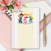 Post-it® Notes autocollantes joyeuses pour professeur de mu