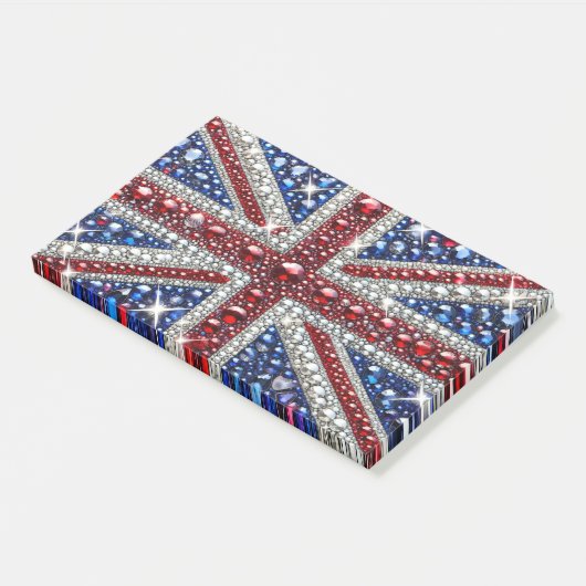 Post-it® Notes aux couleurs britanniques (Incliné)