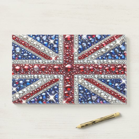 Post-it® Notes aux couleurs britanniques (Sur un bureau)
