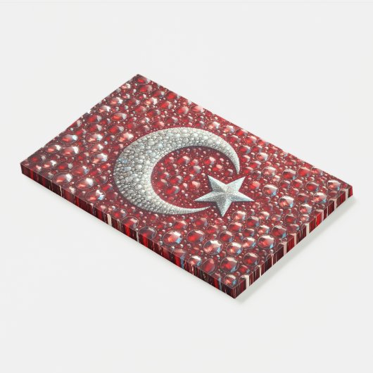 Post-it® Notes aux couleurs turques (Incliné)