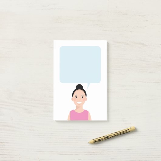 Post-it® Notes Avatar (Sur un bureau)