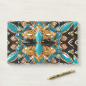 Post-it® Notes avec couleurs Bahamas (Sur un bureau)