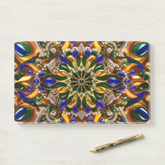 Post-it® Notes avec couleurs brésiliennes (Sur un bureau)