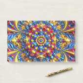 Post-it® Notes avec des couleurs roumaines (Sur un bureau)