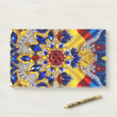 Post-it® Notes avec des couleurs roumaines (Sur un bureau)