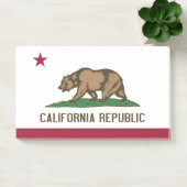 Post-it Notes avec drapeau de Californie, USA (Bureau)