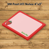 Post-it® Notes avec icône de fraise