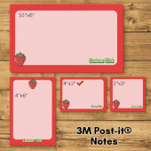 Post-it® Notes avec icône de fraise