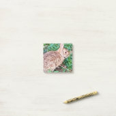 Post-it Notes avec lapin (Sur un bureau)