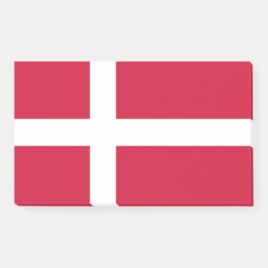 Post-it® Notes avec le drapeau danois (Devant)